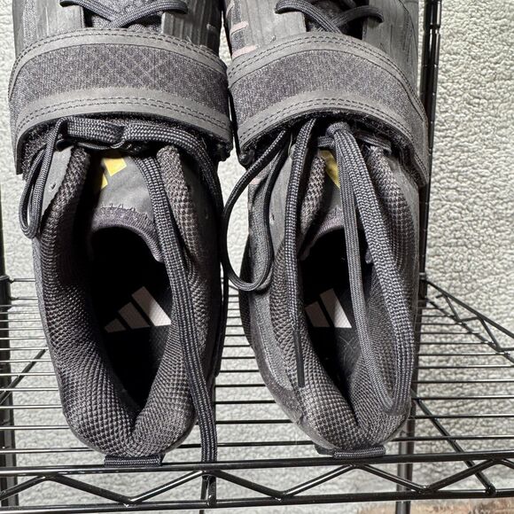 Adidas Adipower Weightlifting III Shoes Mens Size 9.5 Black IF0534 - Picture 6 of 8
